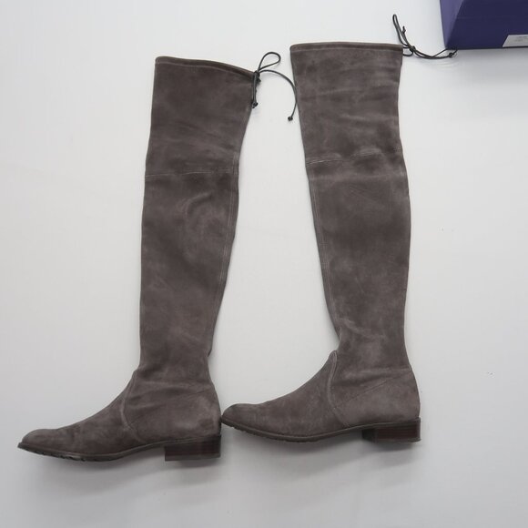 Stuart Weitzman Gray Over the Knee Boots - Picture 2 of 10